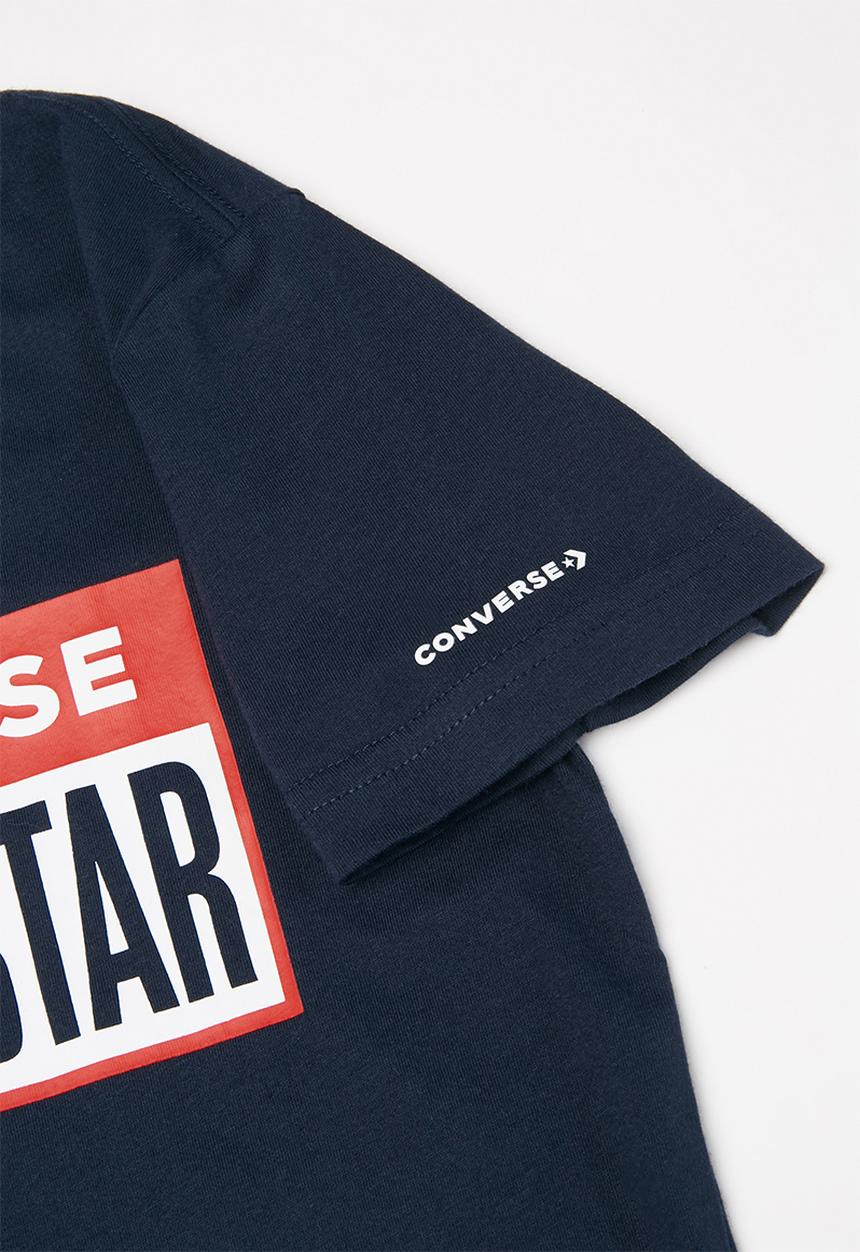 Converse - License plate T-shirt - obsidian