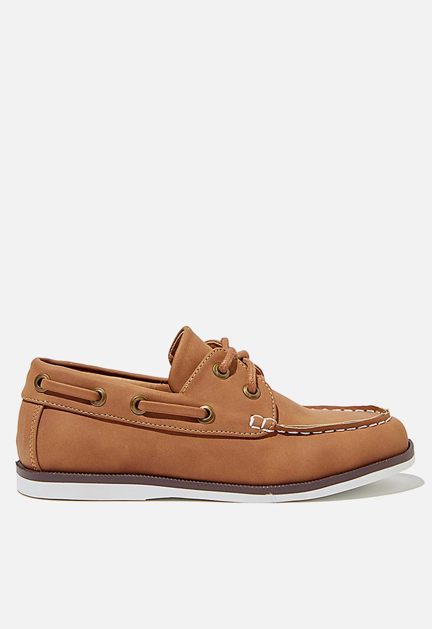 Cotton On - Classic boat shoe - tan