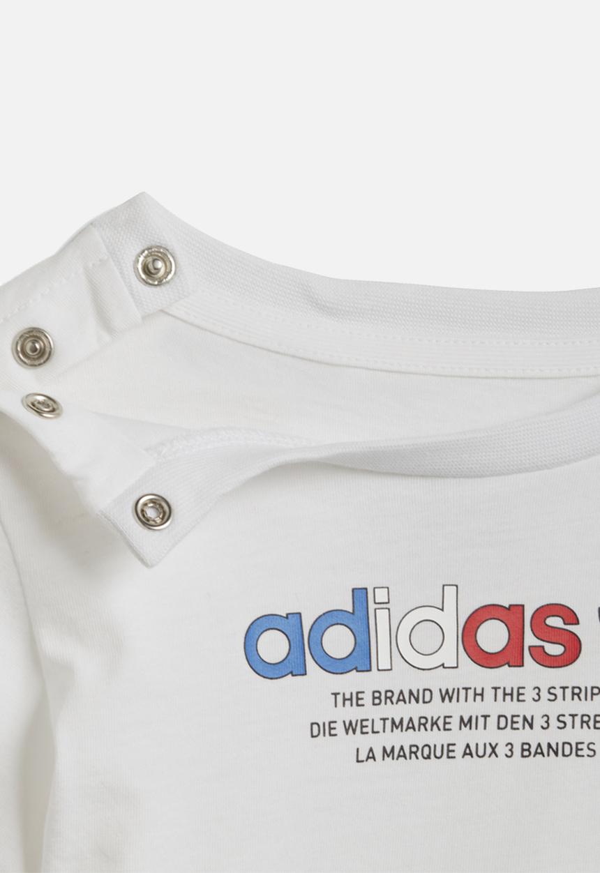 adidas Originals - Infants short & tee set - white & black