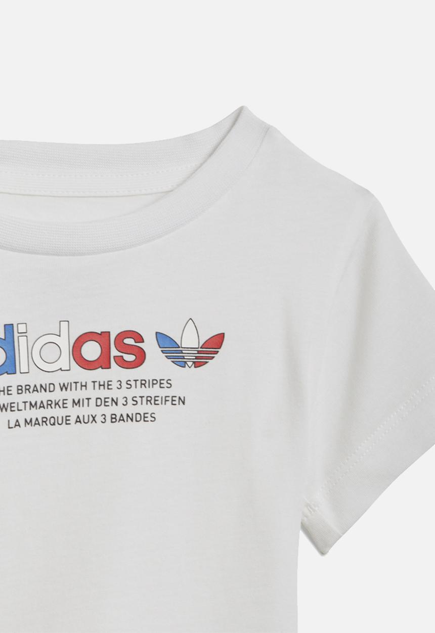 adidas Originals - Infants short & tee set - white & black