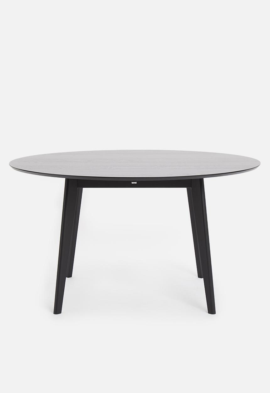 Sixth Floor - Roxby dining table - black stained oak