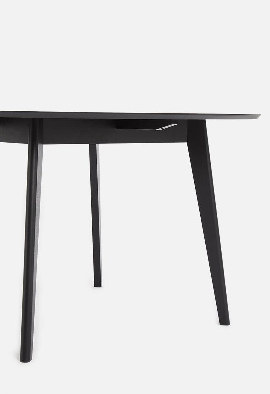 Sixth Floor - Roxby dining table - black stained oak