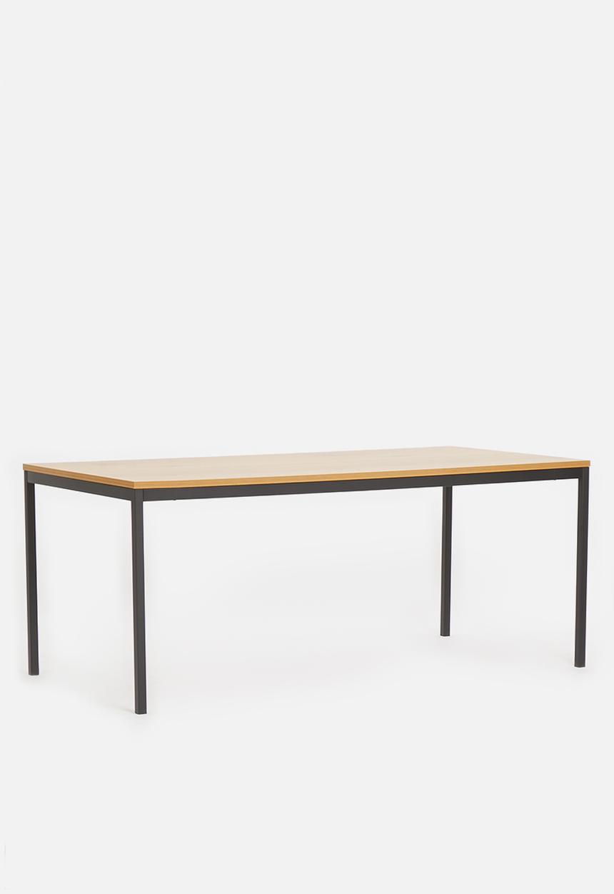 Sixth Floor - Seaford dining table - natural & black