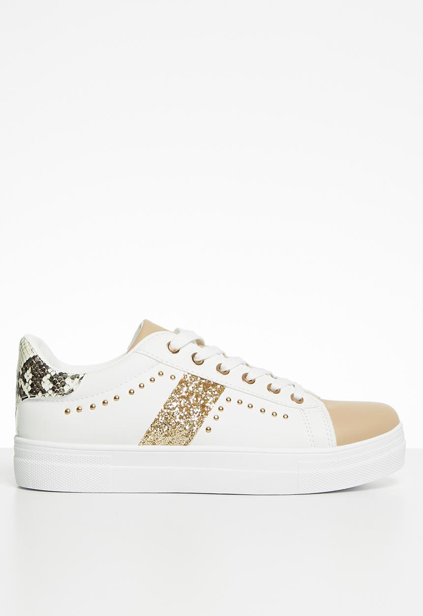 KANGOL - Fergie sneaker - white & beige