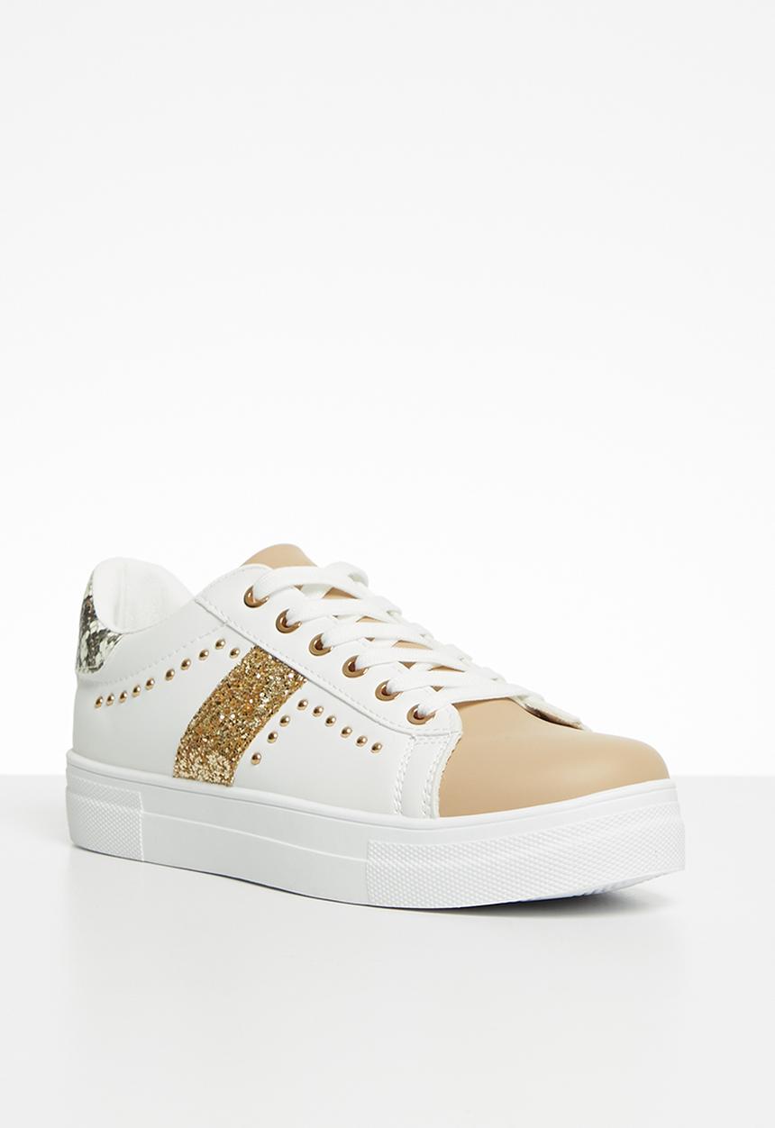KANGOL - Fergie sneaker - white & beige