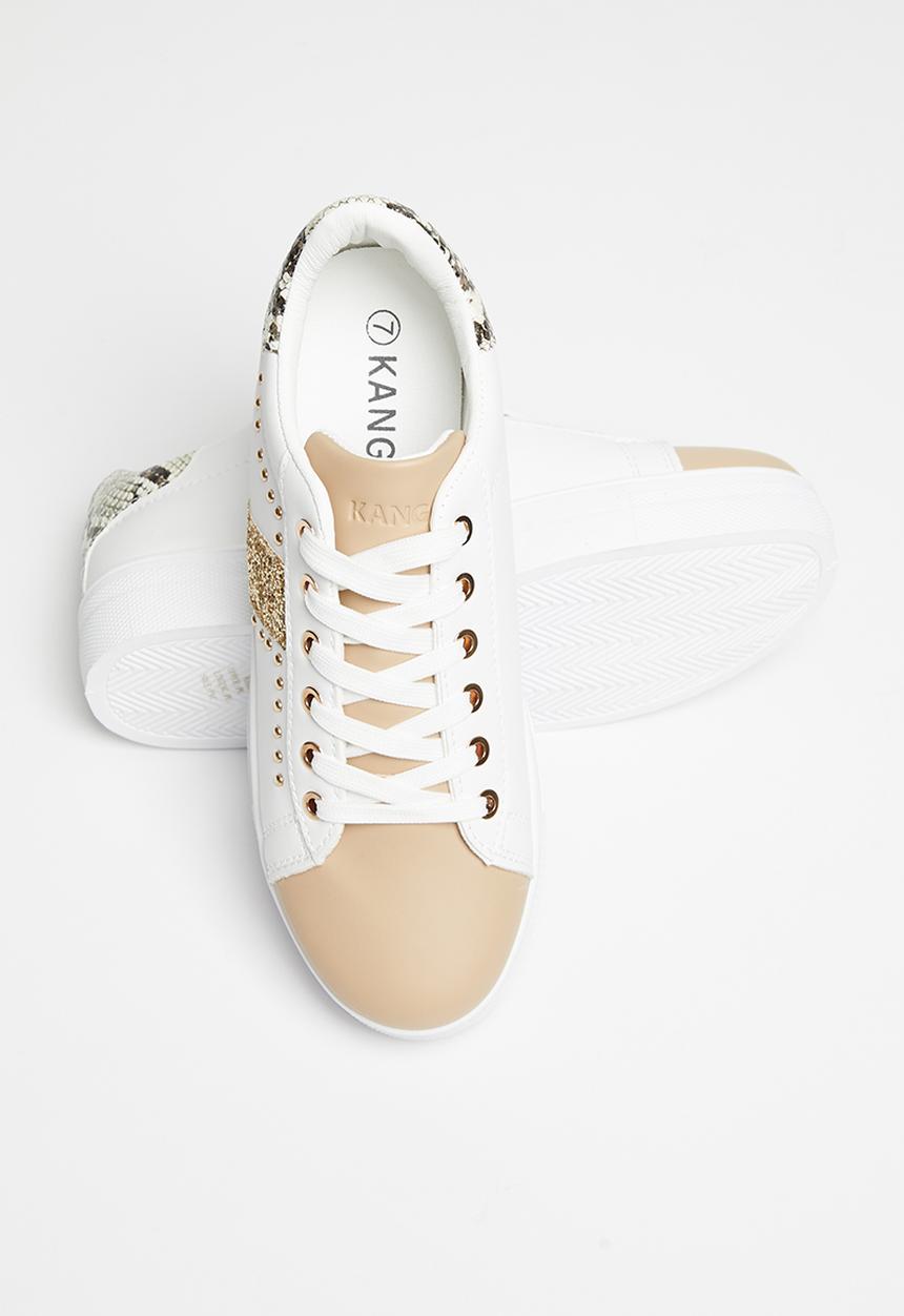 KANGOL - Fergie sneaker - white & beige