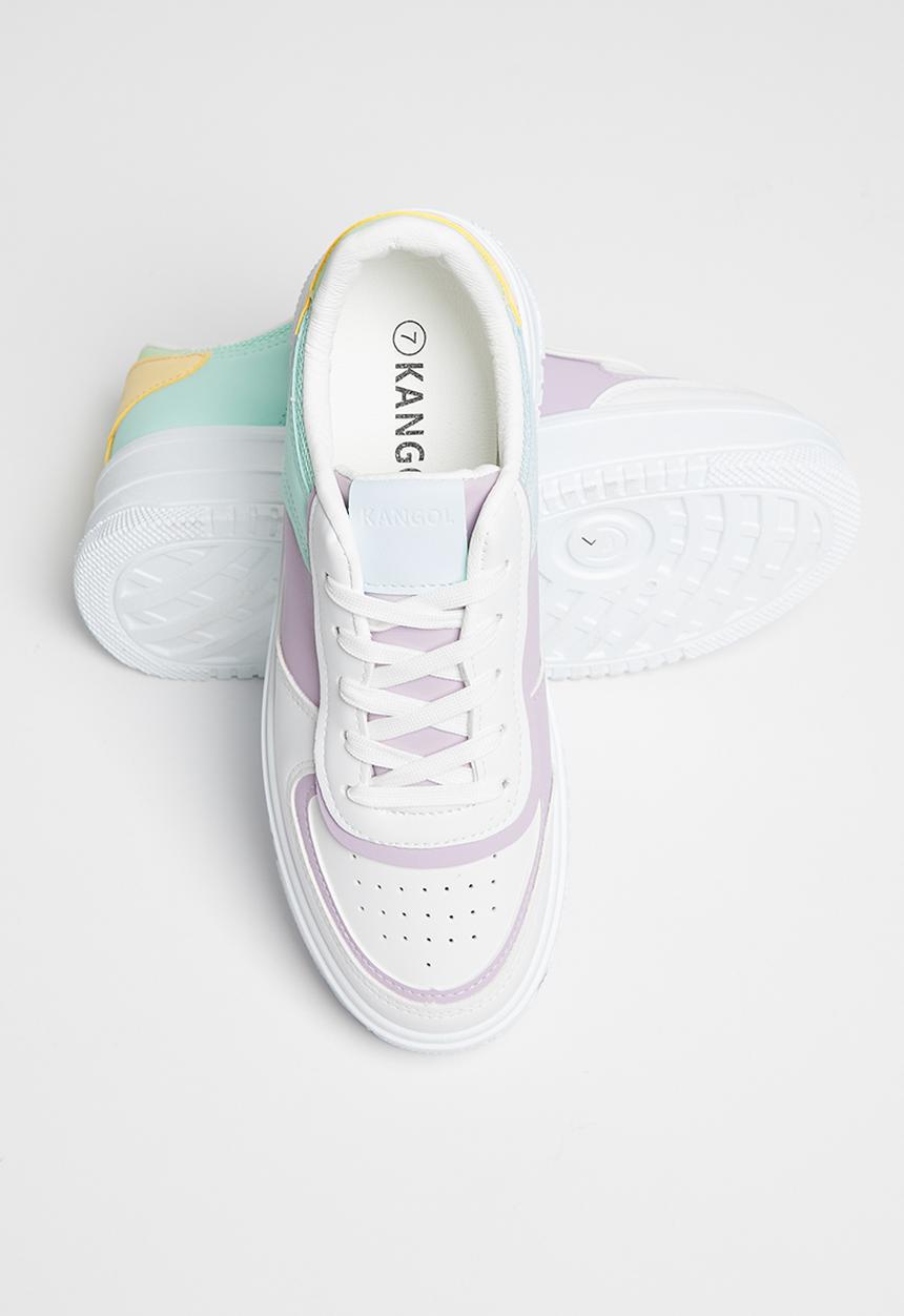 KANGOL - Paquelle sneaker - white & lilac