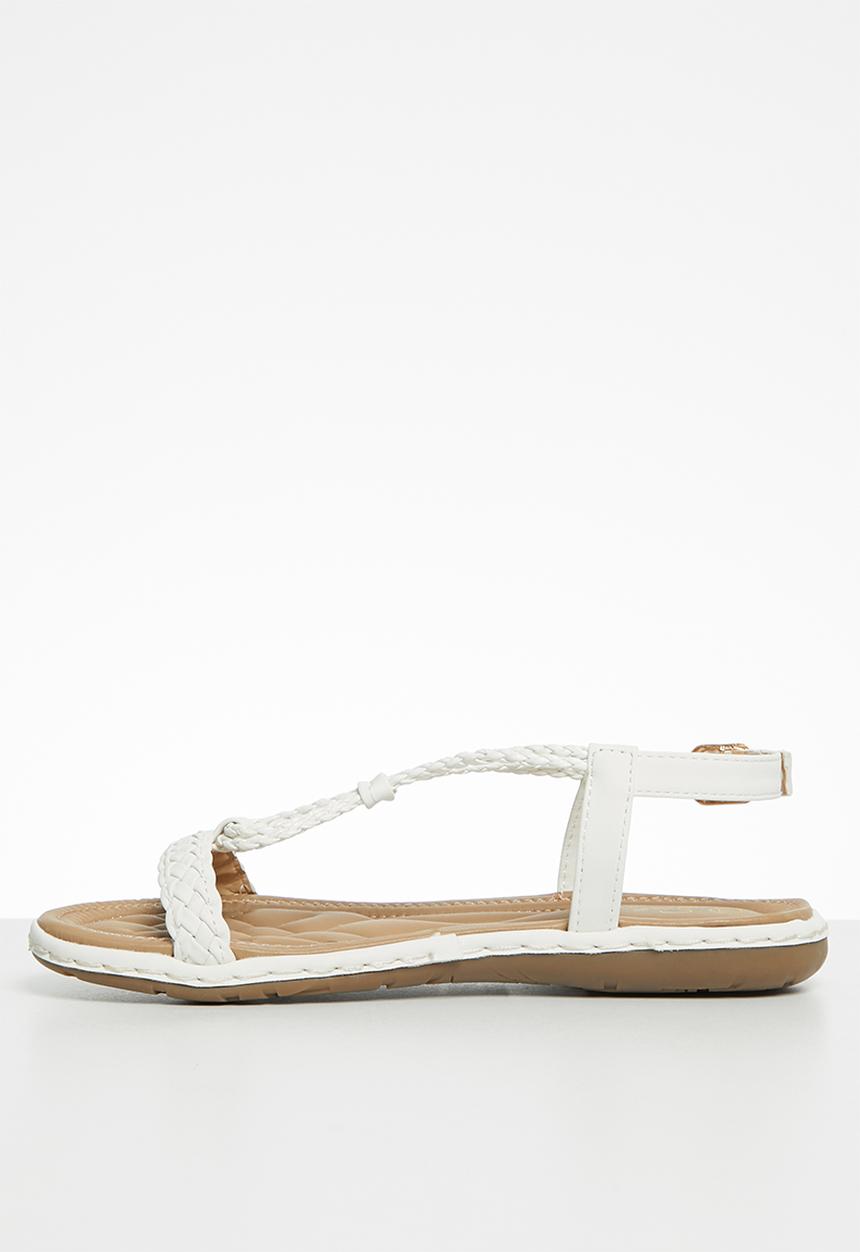 Seduction - Braided sandal - white