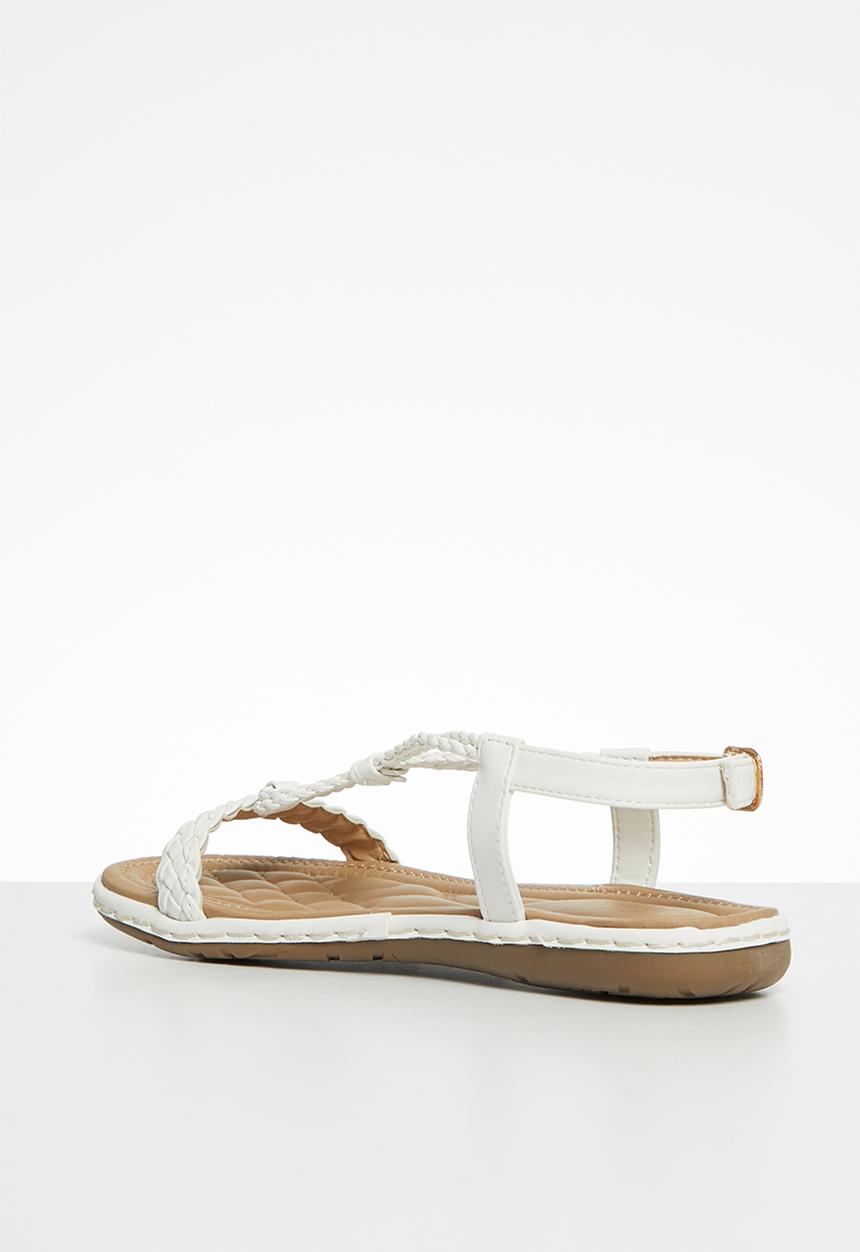 Seduction - Braided sandal - white
