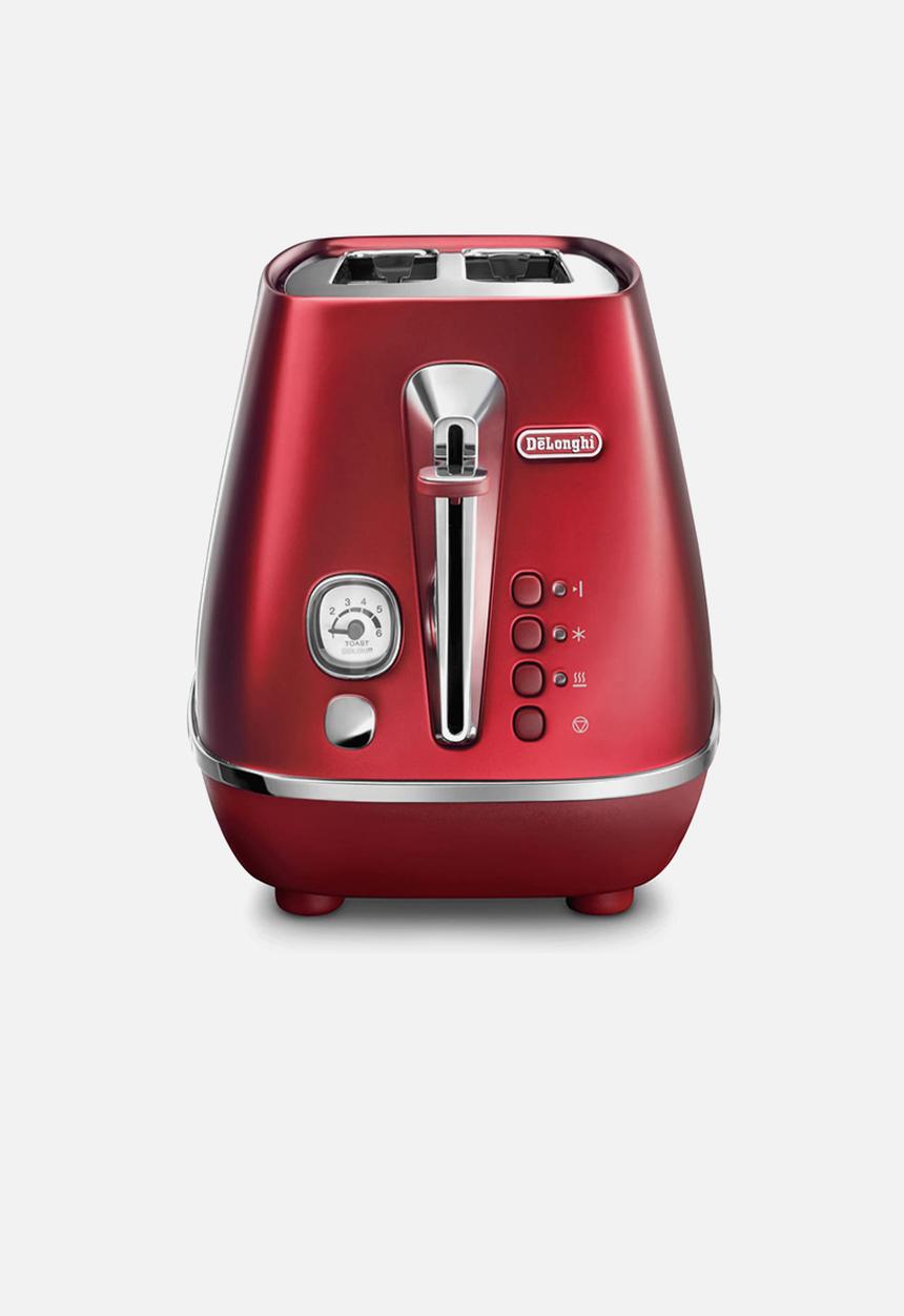 DeLonghi - Distinta Flair 2 Slice Toaster - Glamour Red