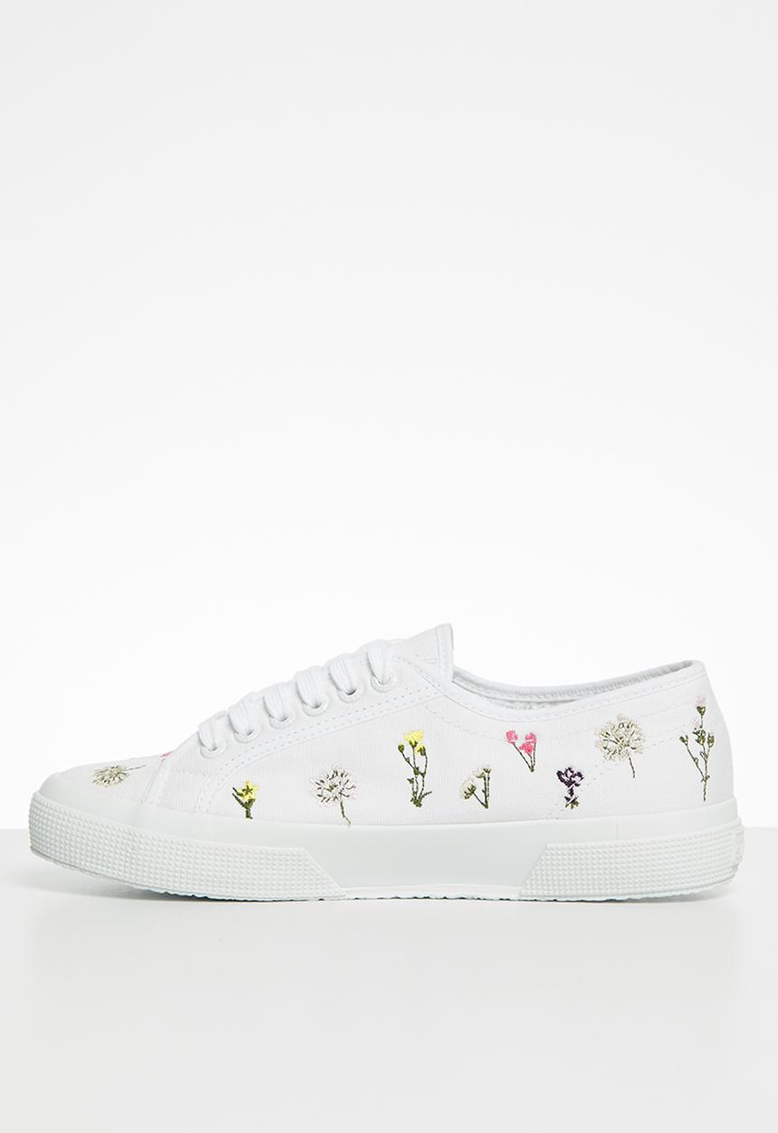 SUPERGA - 2750 flower - s31111w-a9k - white flowers