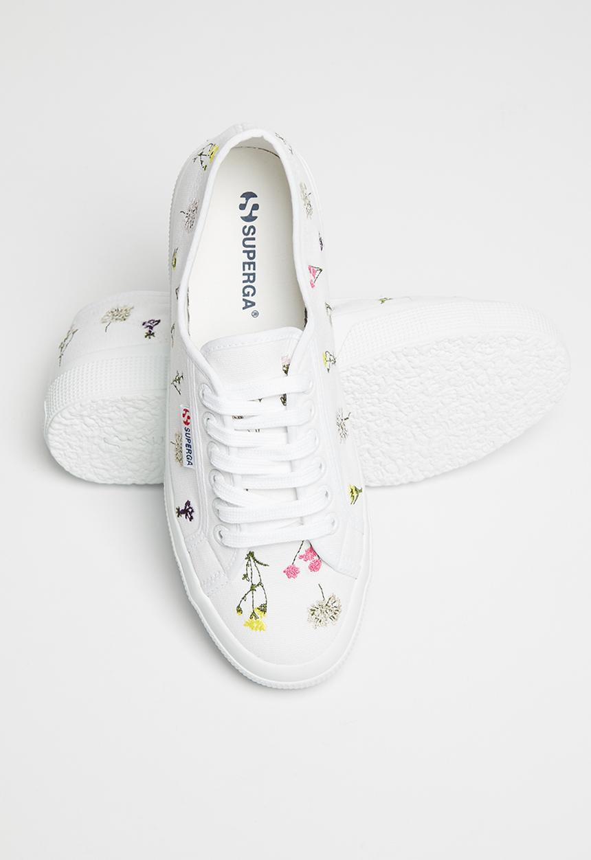 SUPERGA - 2750 flower - s31111w-a9k - white flowers