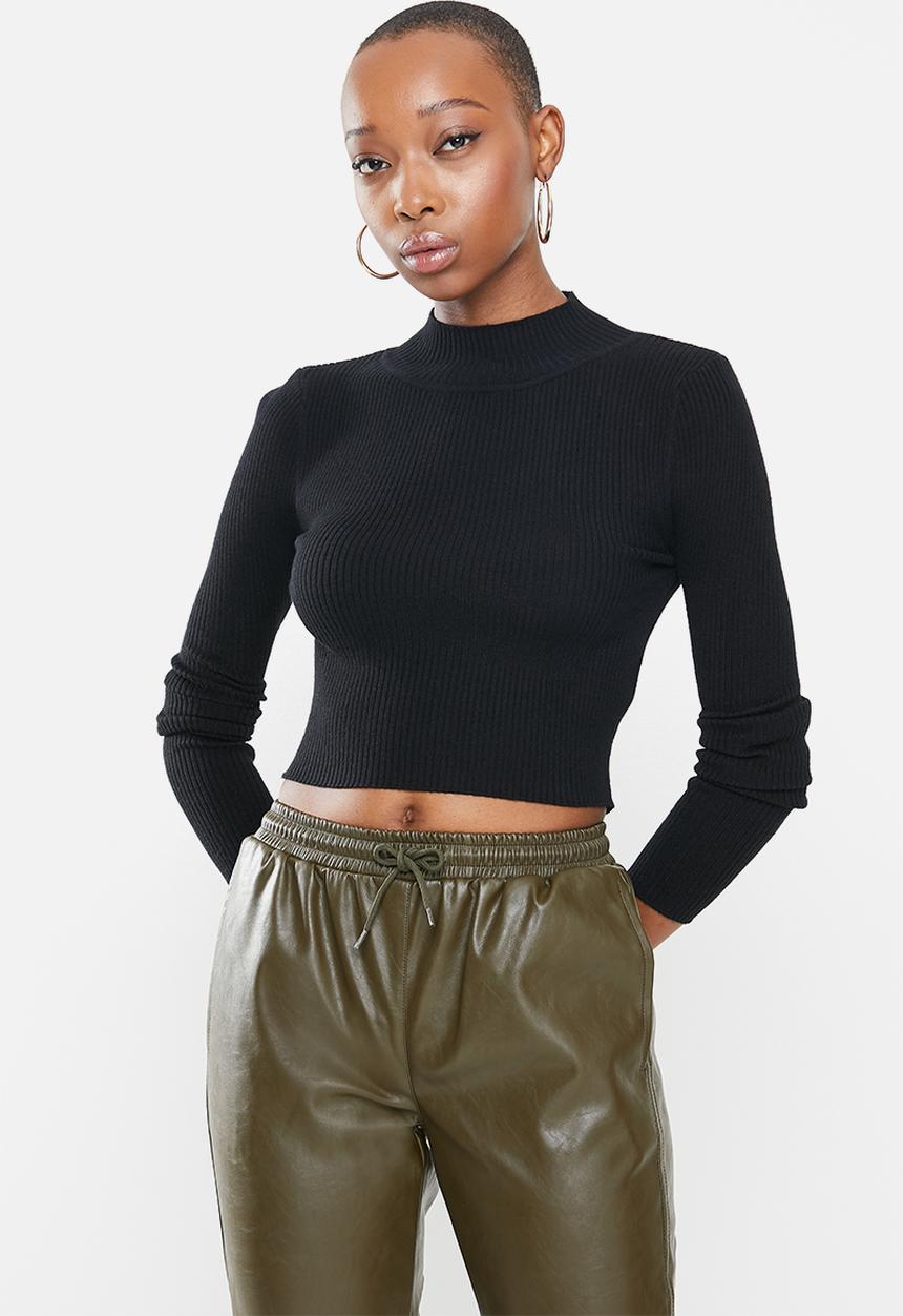 Glamorous - High neck jumper - black