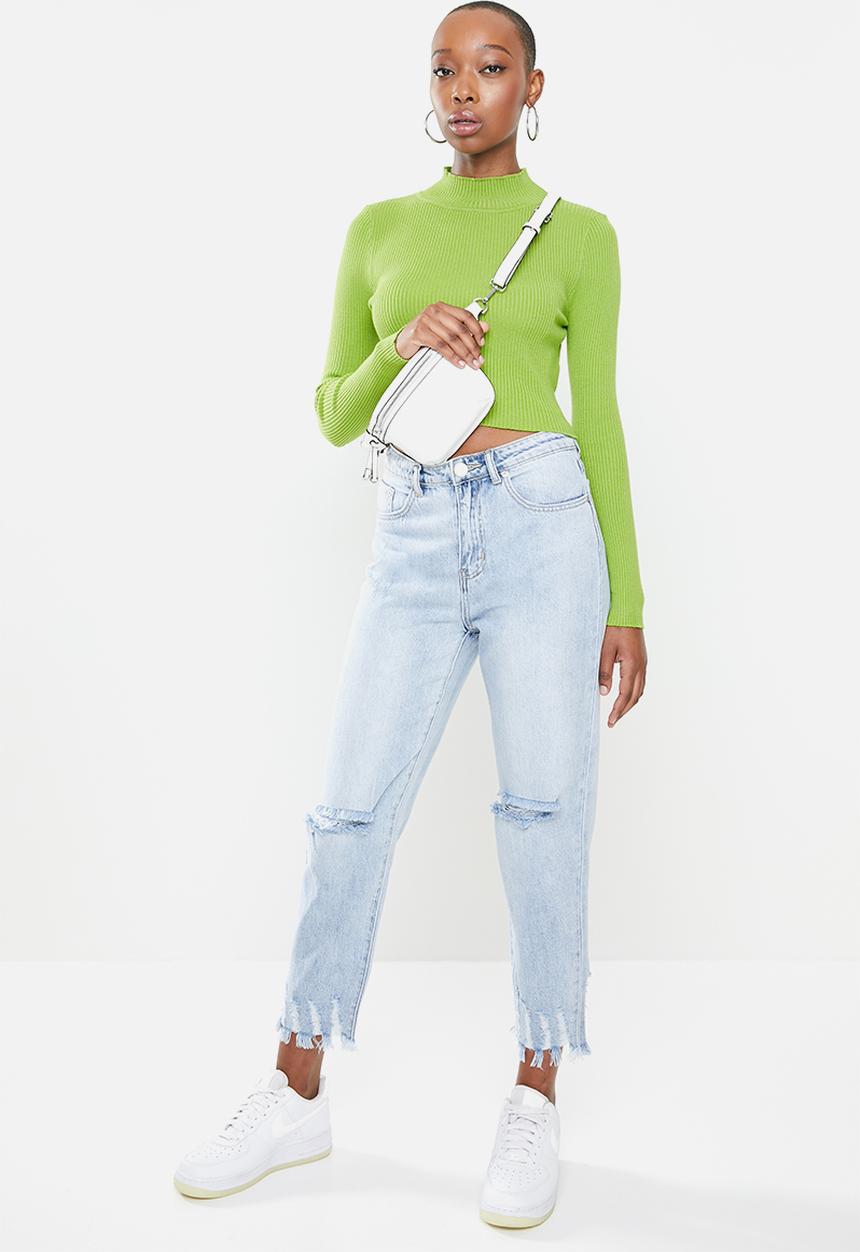Glamorous - High neck knit - green