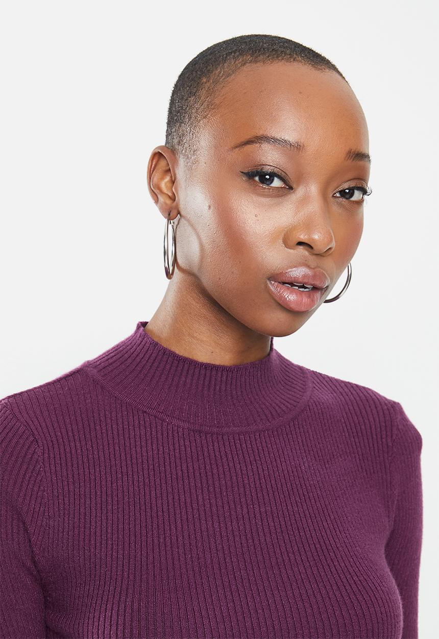 Glamorous - High neck knit - purple
