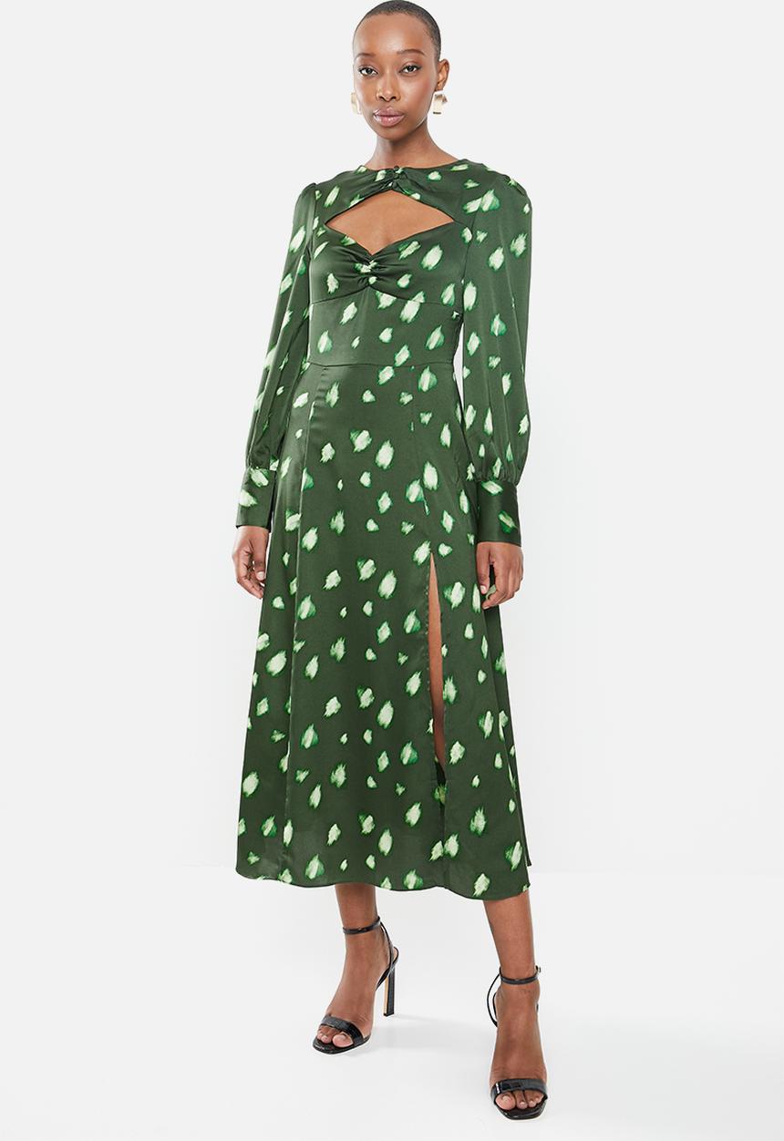 Glamorous - Cut out dress - green