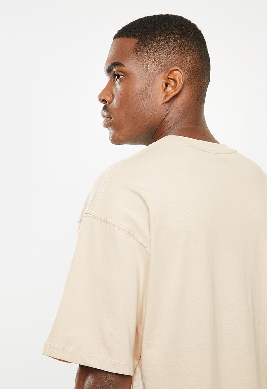 Factorie - Basic relaxed T-shirt - beige