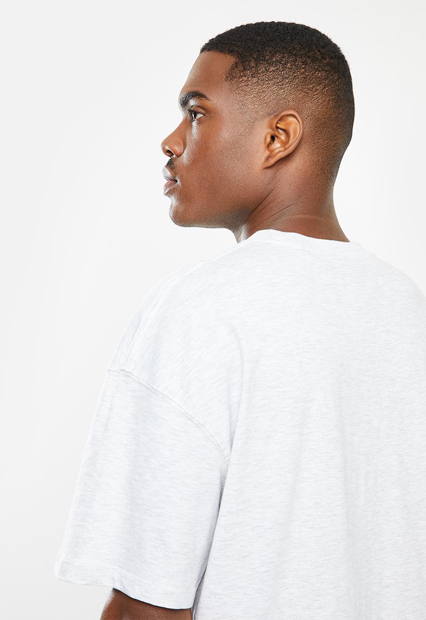 Factorie - Basic relaxed T-shirt - silver marle