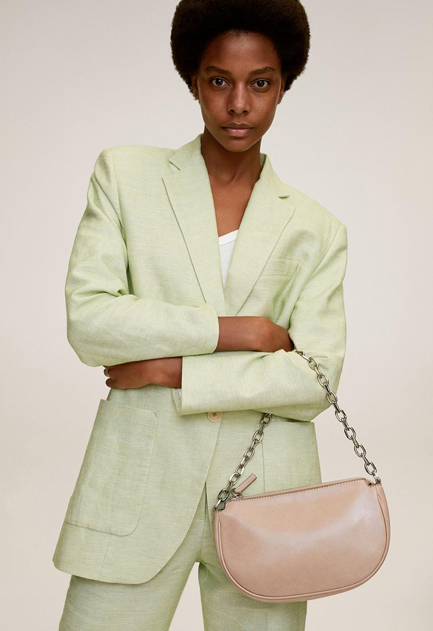 MANGO - Bag leeds - beige