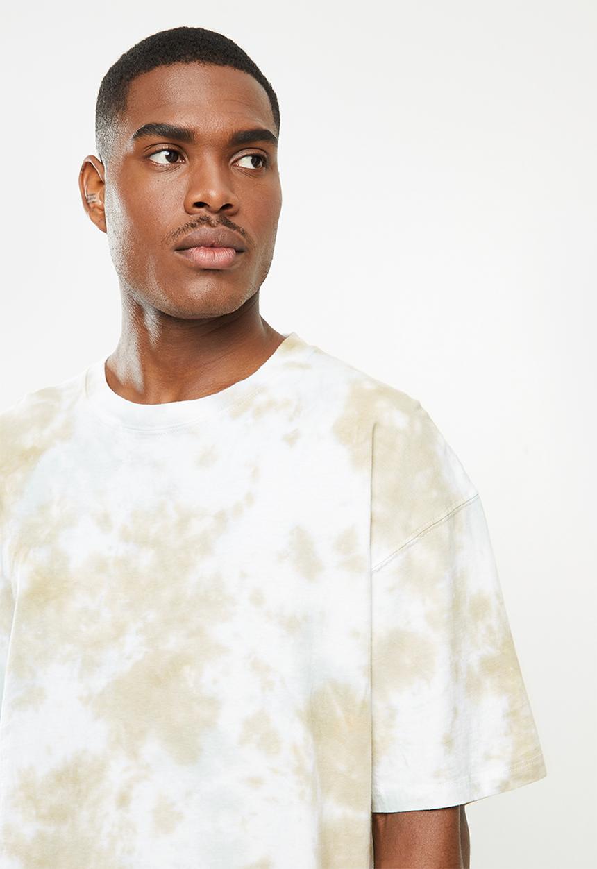 Factorie - Relaxed tie dye T-shirt - sand sky tie dye