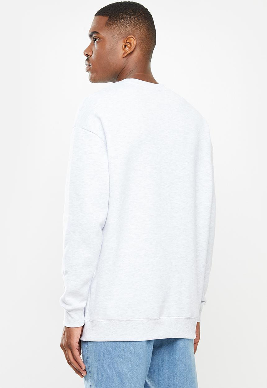 Factorie - Oversized gaming crew - silver marle