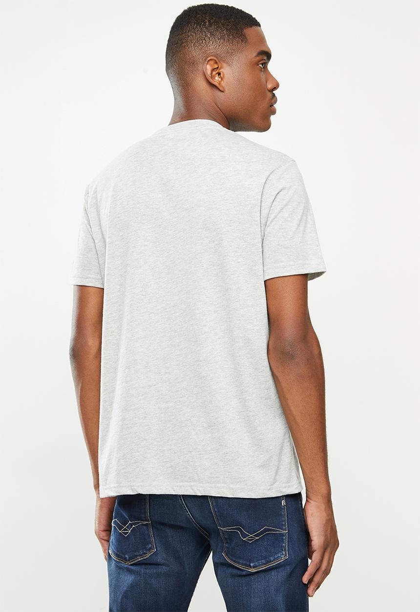 Ben Sherman - Round neck flag logo tee - grey