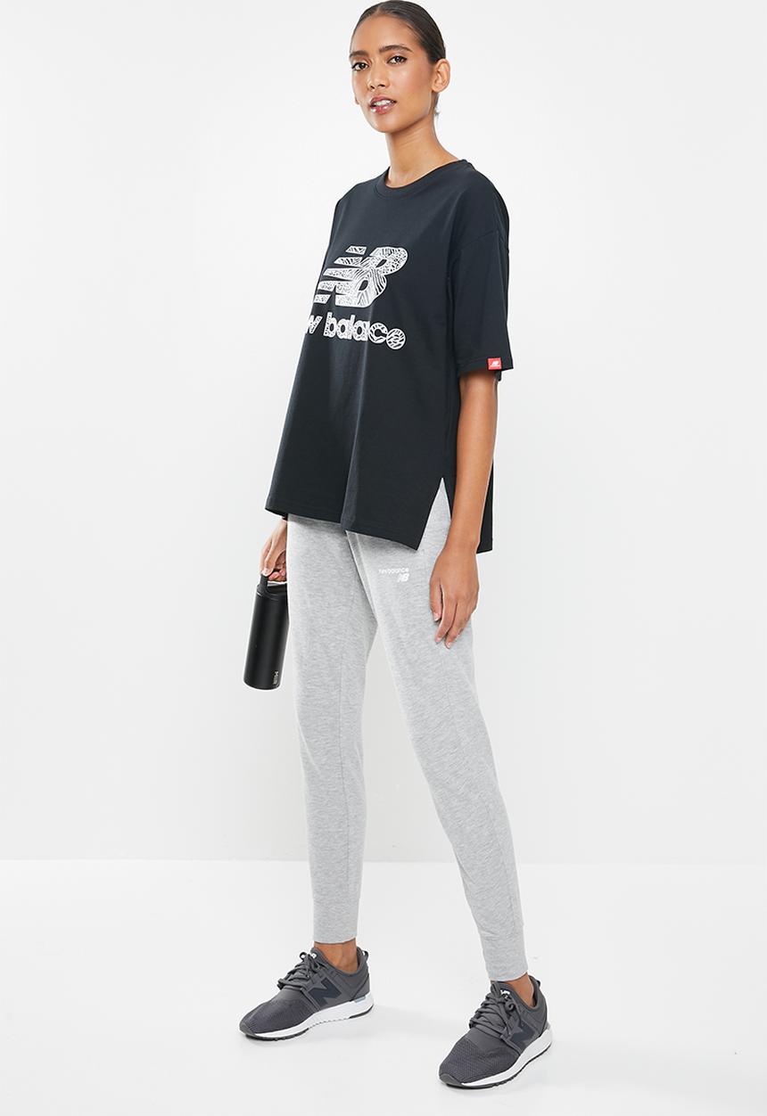 New Balance  - Athletics animal print tee - black
