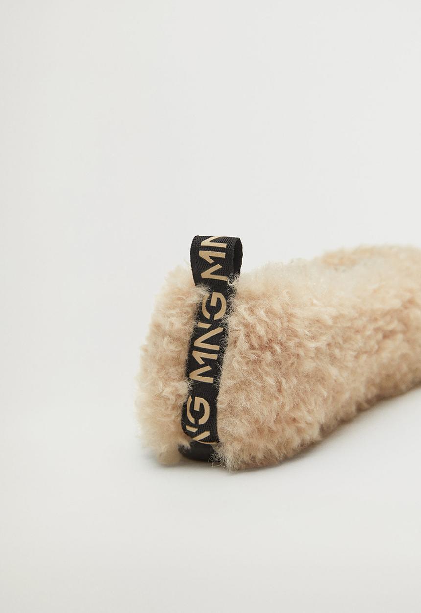 MANGO - Sleep slipper - light brown