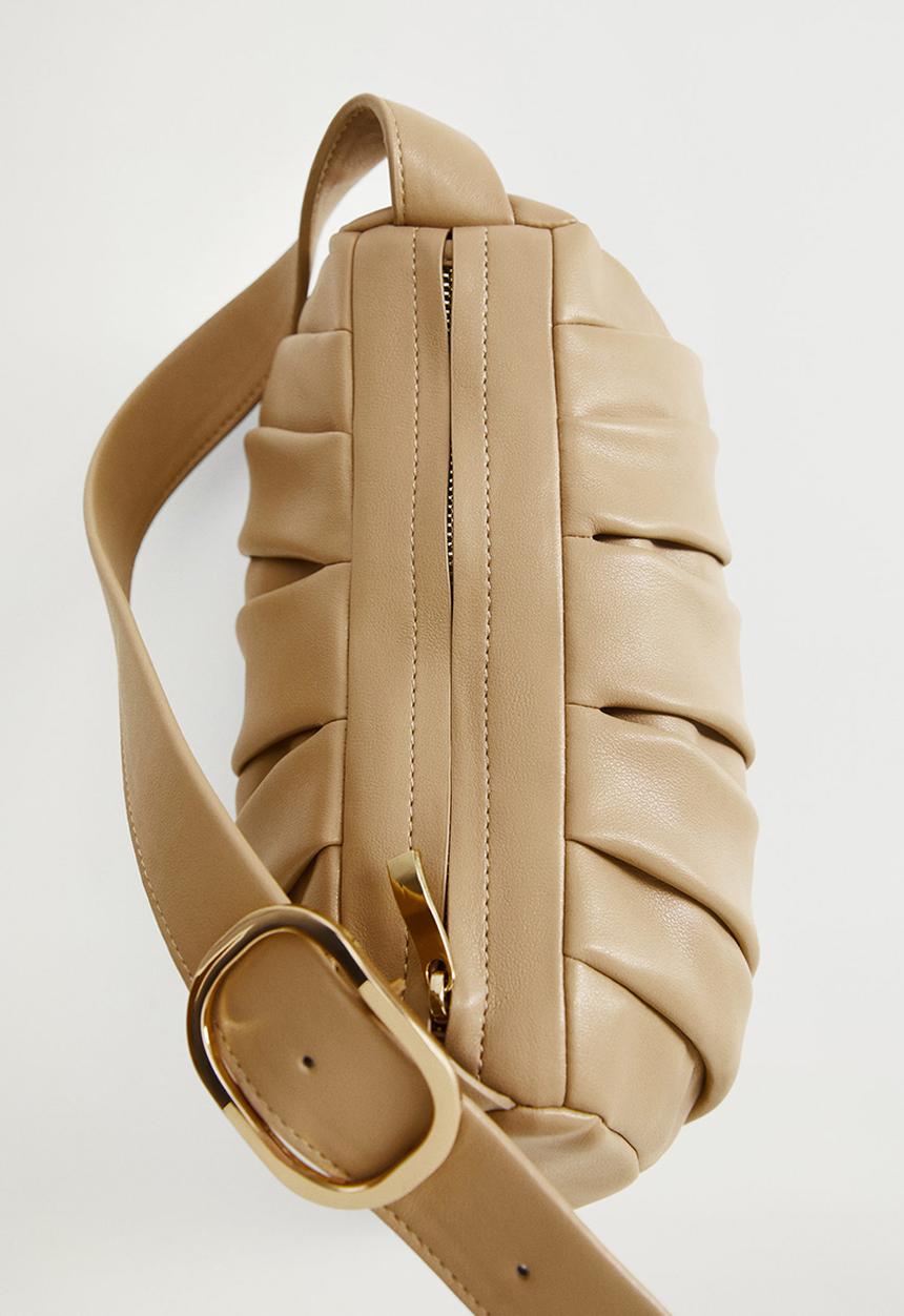 MANGO - Bag nastri - beige