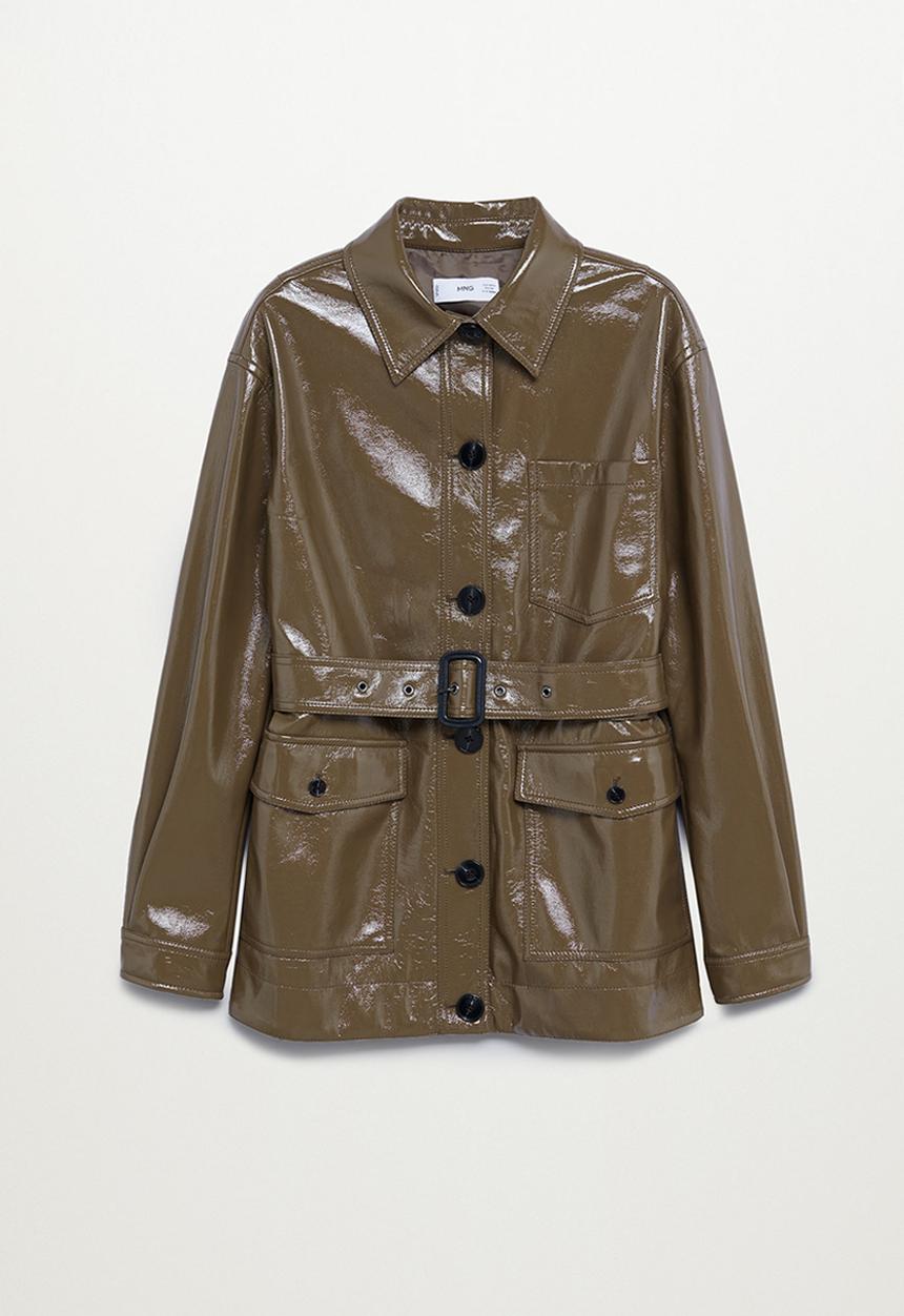 MANGO - Jacket doris - brown