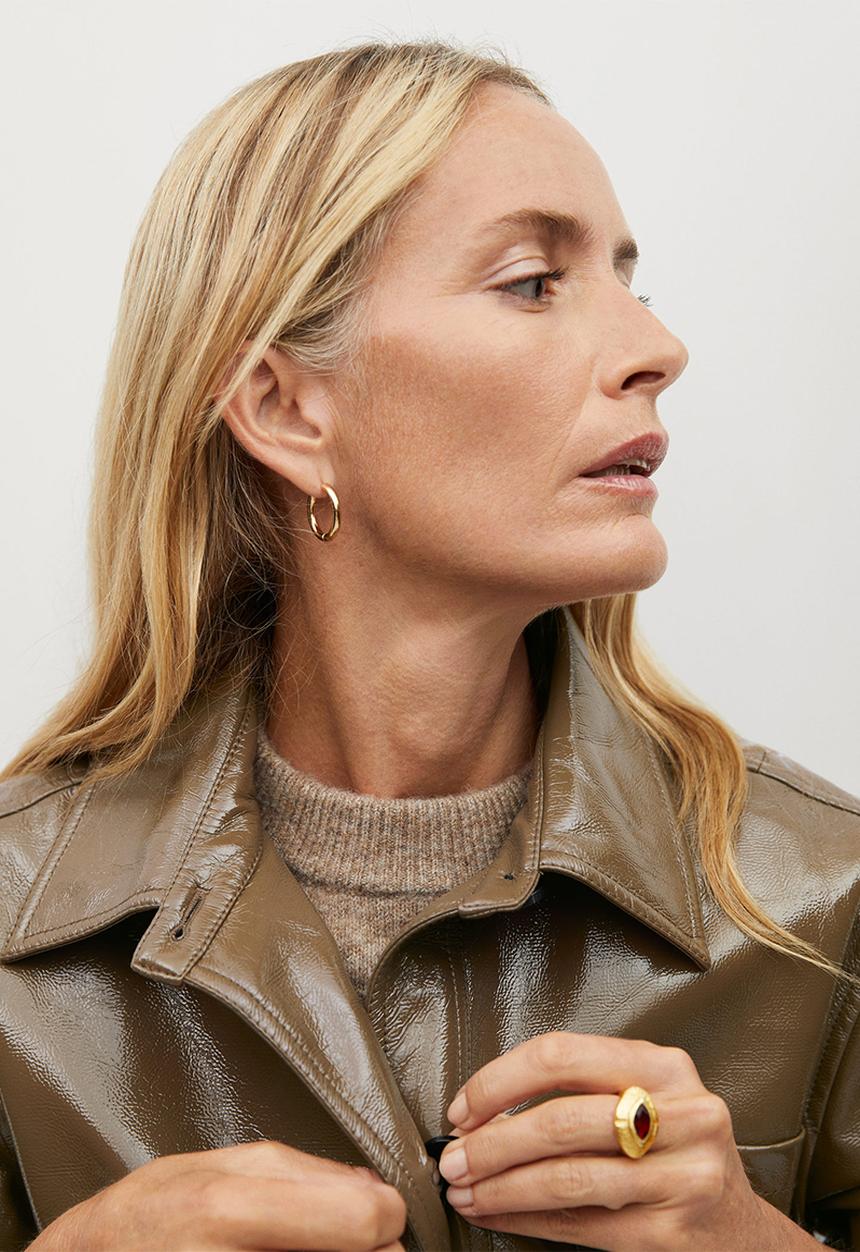 MANGO - Jacket doris - brown
