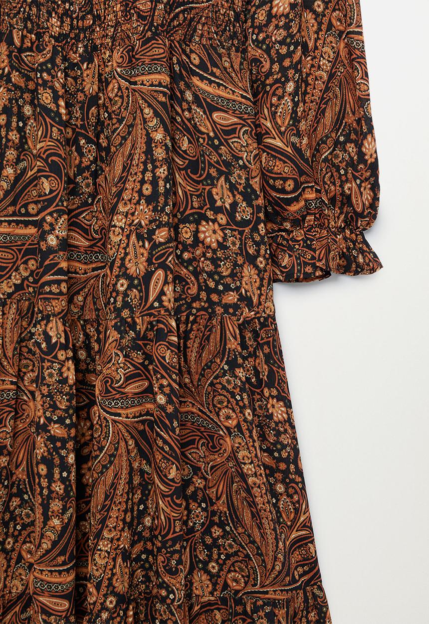 MANGO - Dress oslo - brown