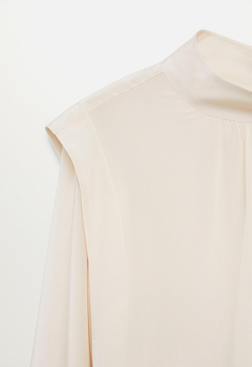 MANGO - Blouse masi - neutral