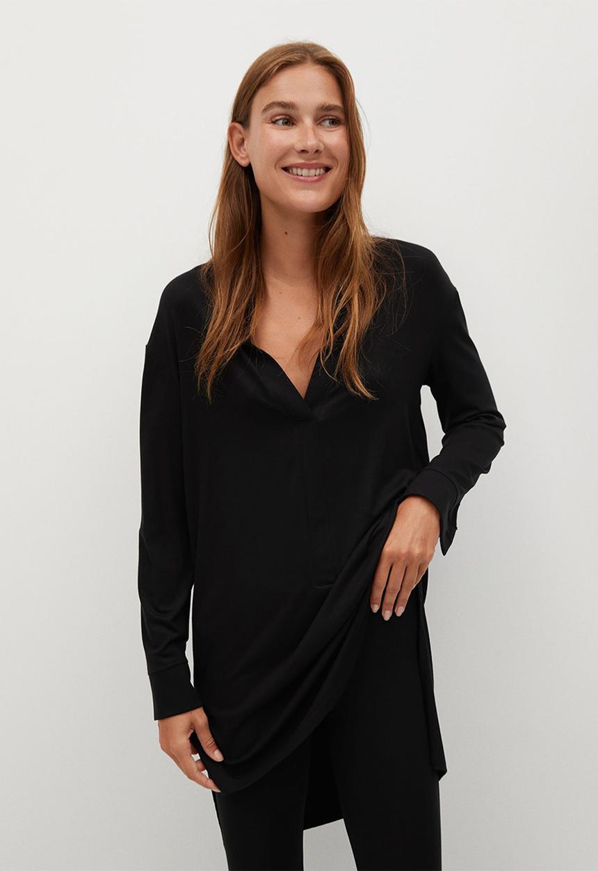 MANGO - Leggings albano - black