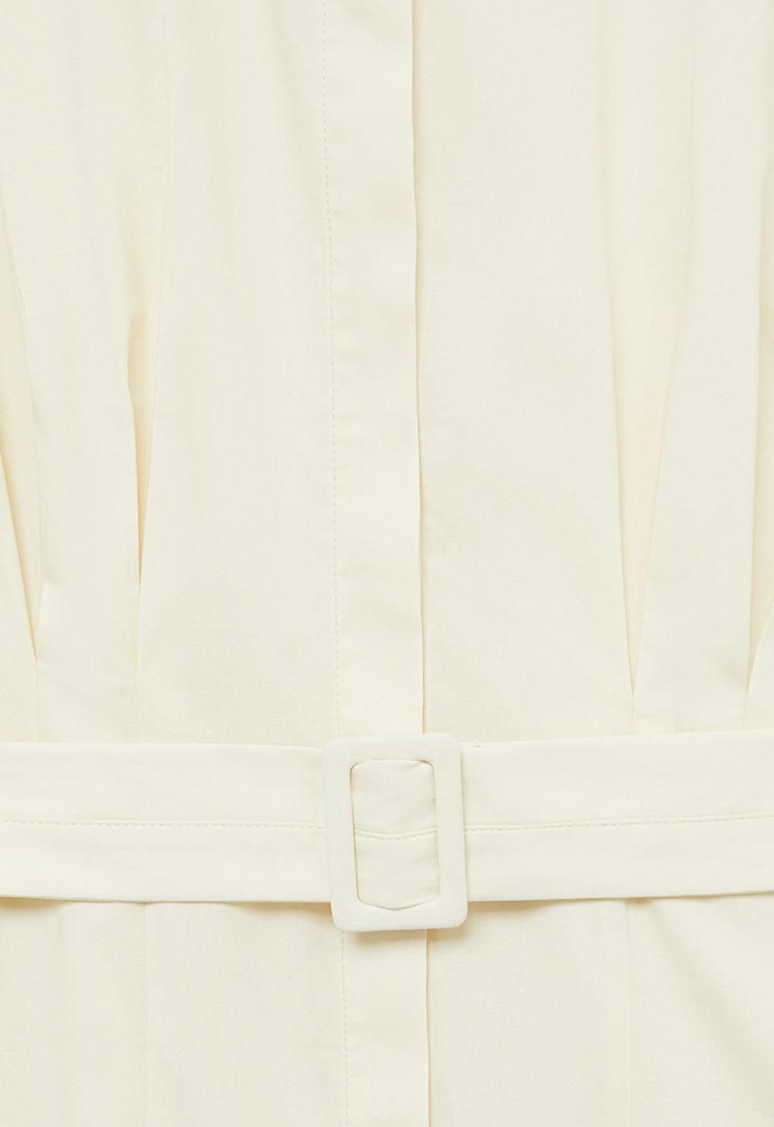 MANGO - Dress mexi-a - neutral