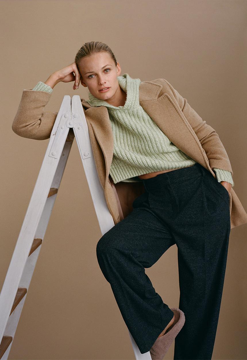MANGO - Coat bella - medium brown