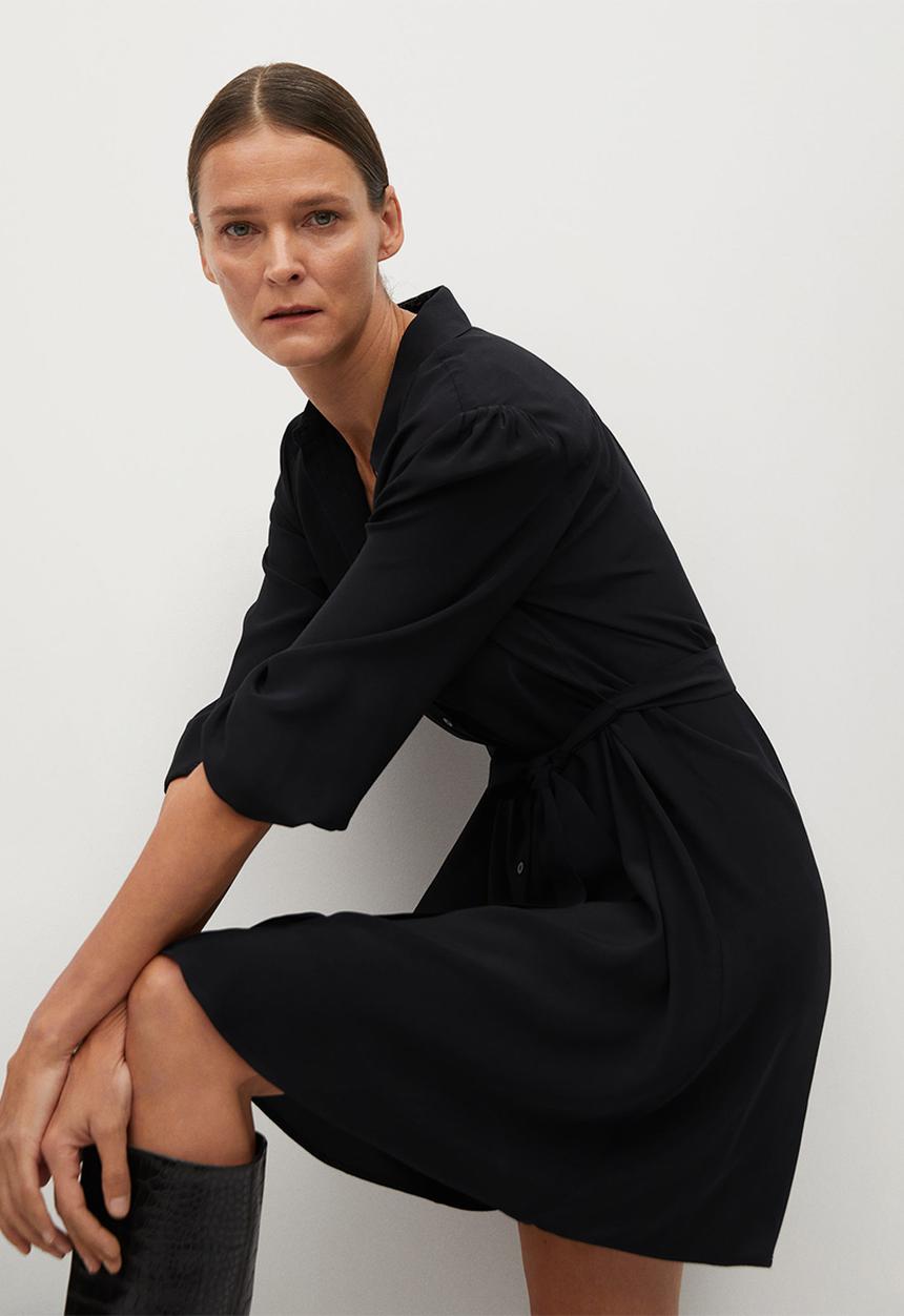 MANGO - Dress leandra - black