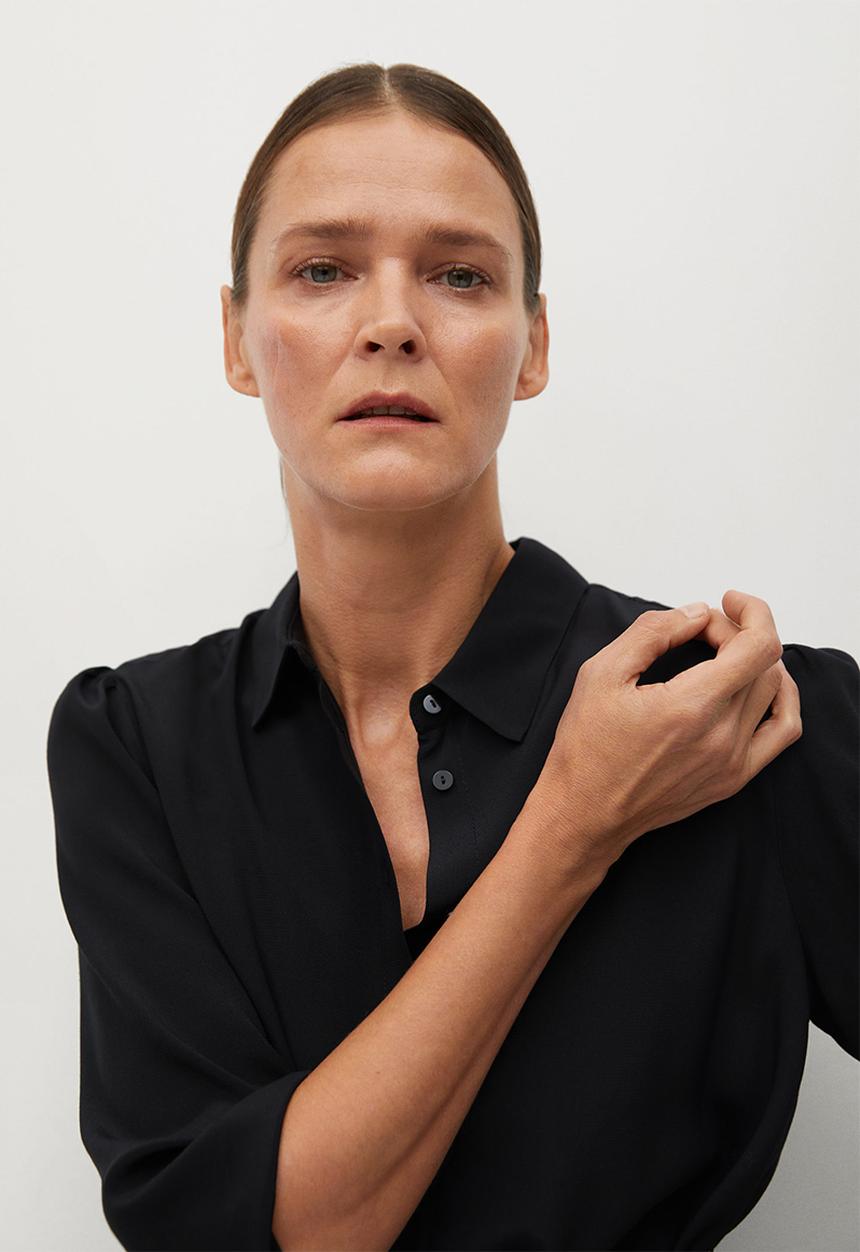 MANGO - Dress leandra - black