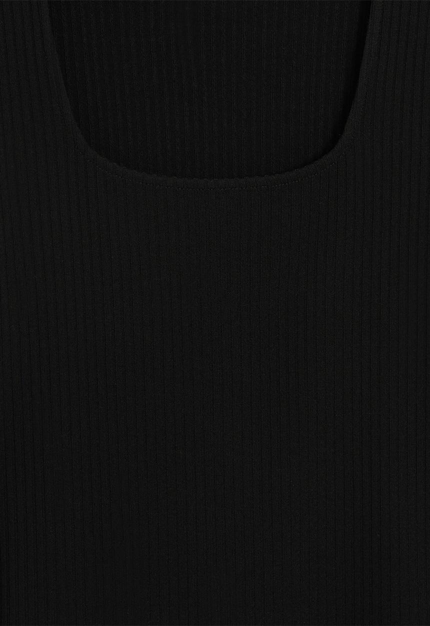 MANGO - T-shirt berta - black