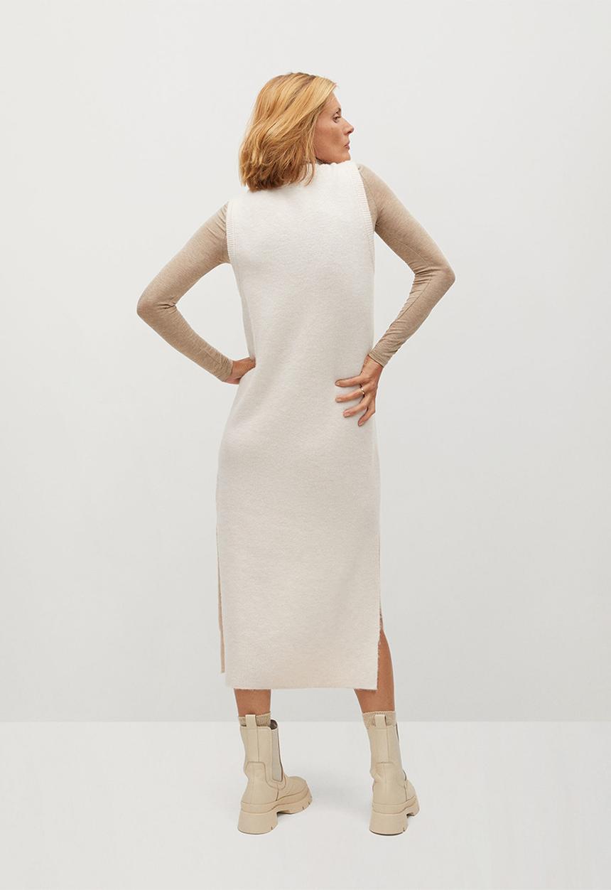 MANGO - Dress tommy - light beige