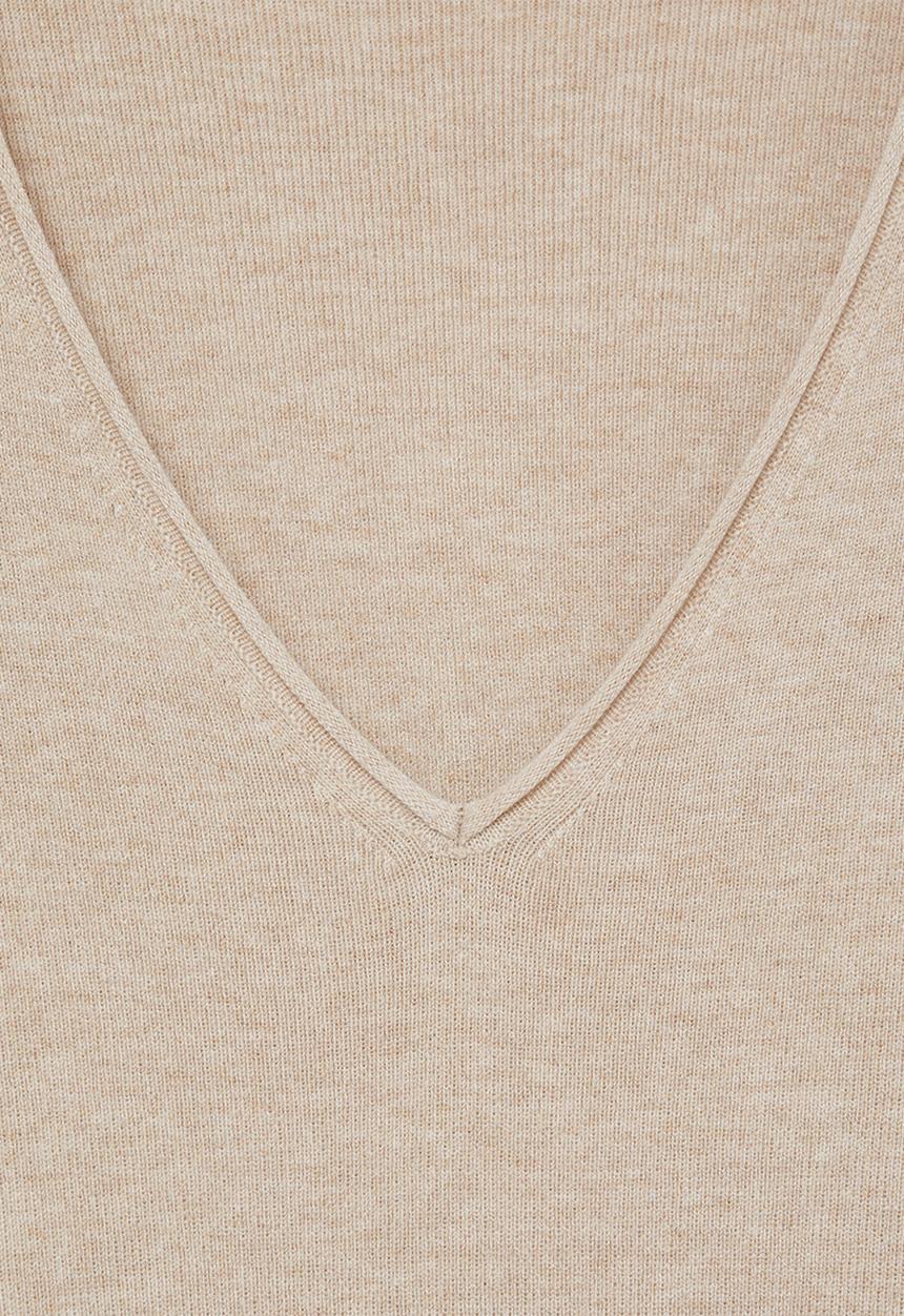 MANGO - Dress rolly - beige