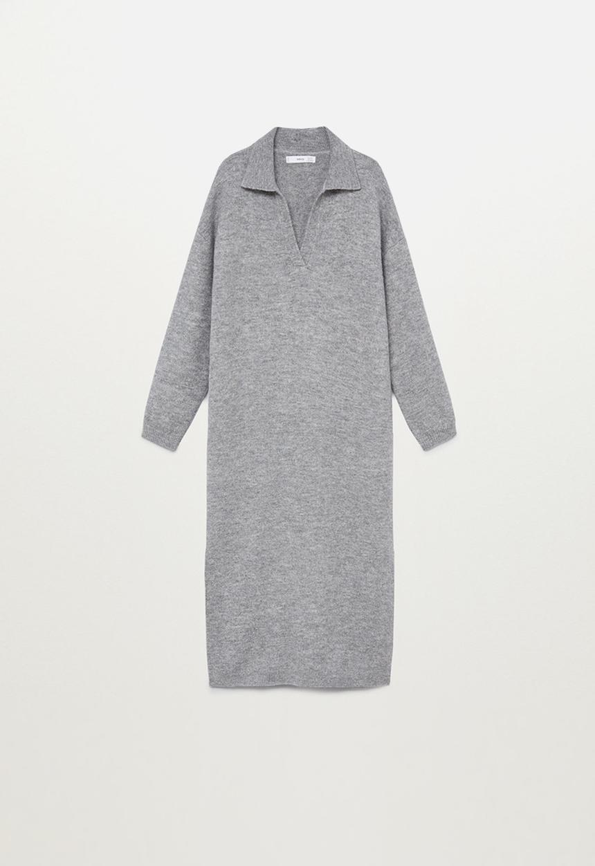 MANGO - Dress polin - grey