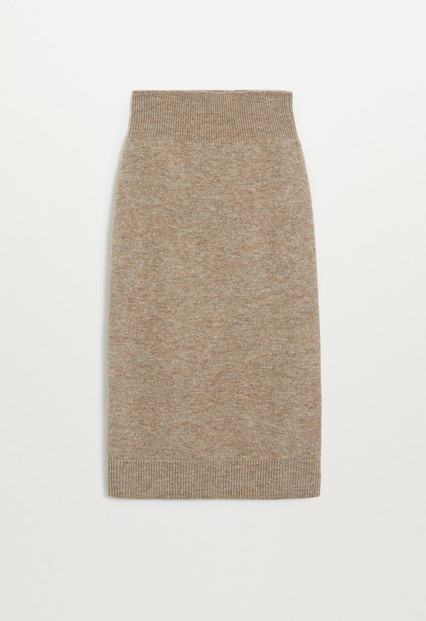 MANGO - Skirt taldora - beige