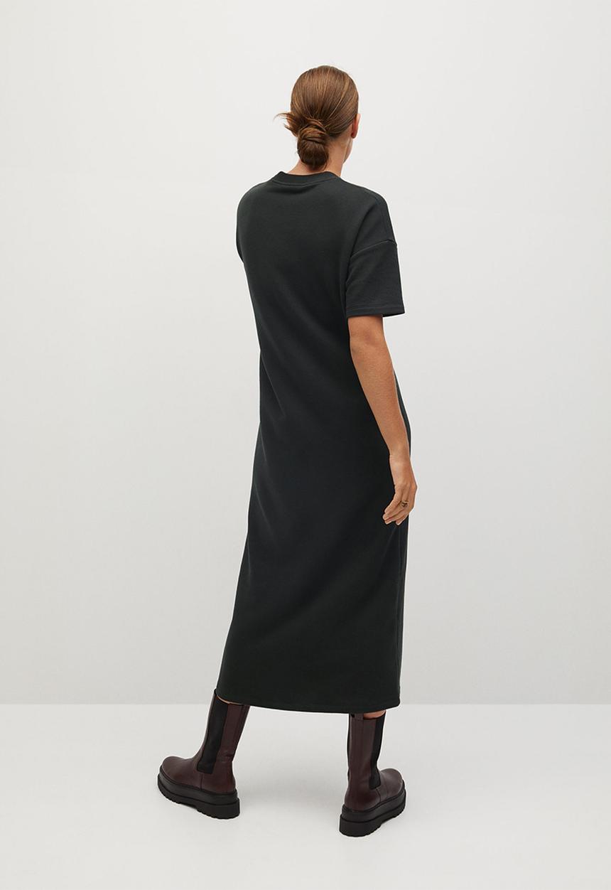MANGO - Dress mad-a - charcoal