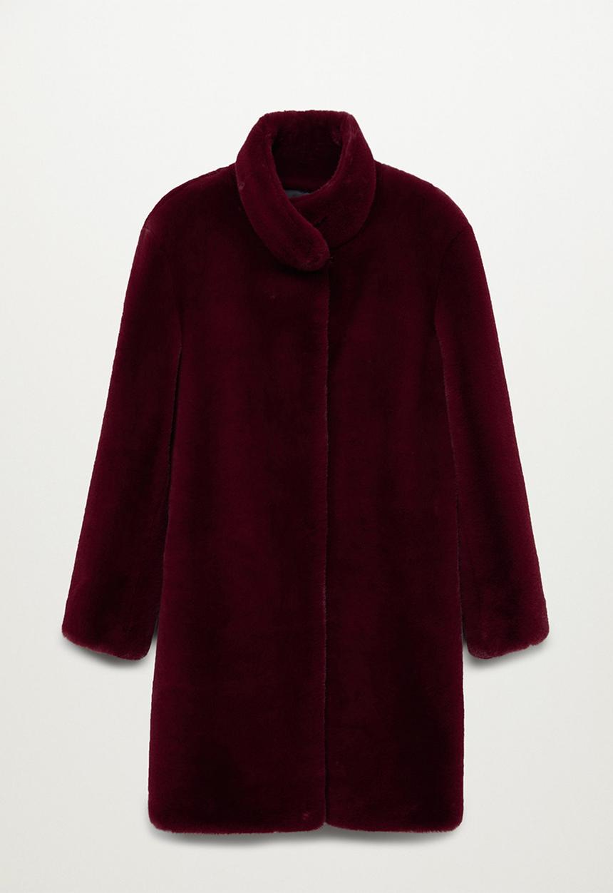 MANGO - Coat chillyn - red