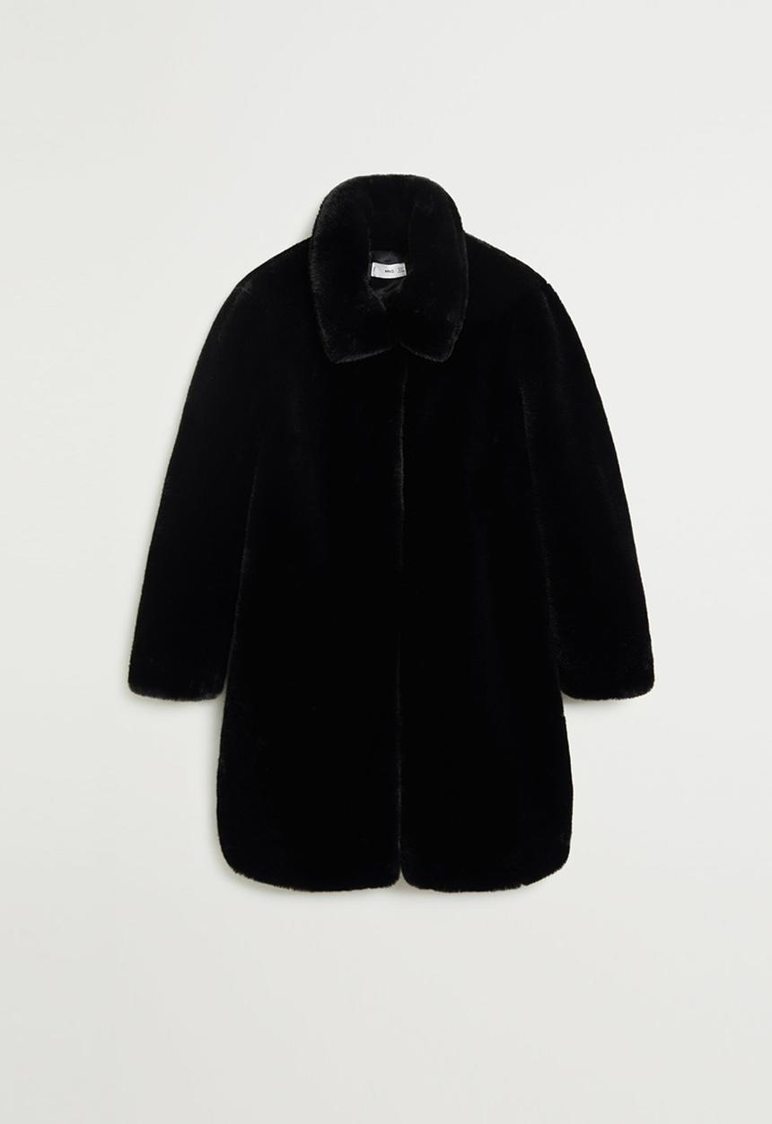 MANGO - Coat chillyn - black