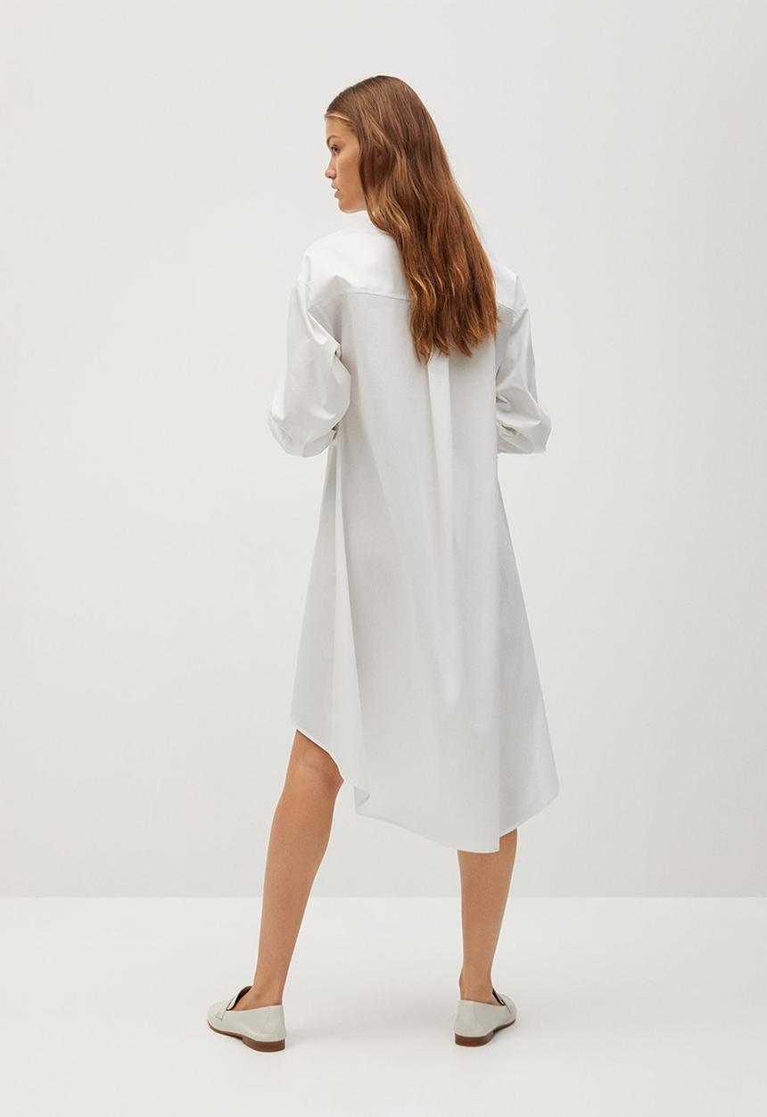 MANGO - Dress perla-a - white