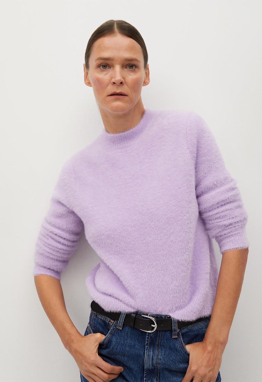 MANGO - Sweater copo - pastel purple