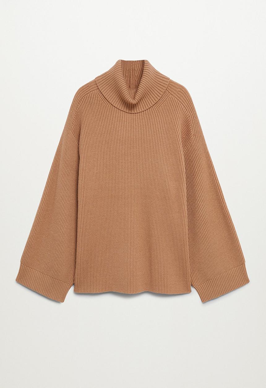 MANGO - Sweater palmer - medium brown
