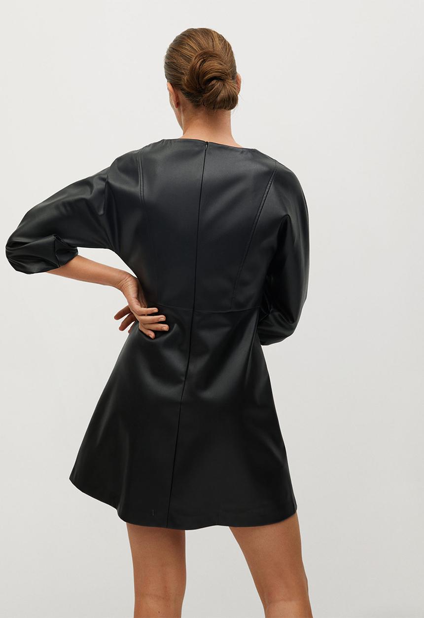 MANGO - Dress drake - black